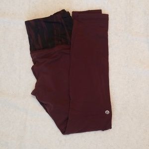 Lululemon special edition Speed Tights sz 6